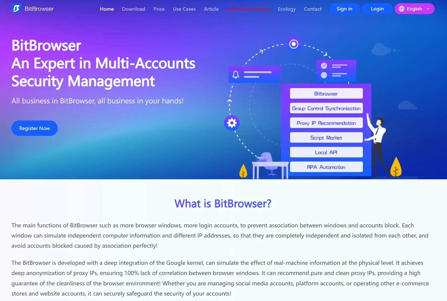 Bitbrowser website