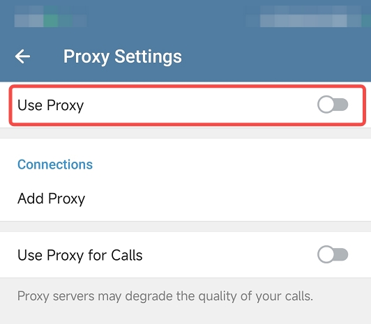 Use Proxy