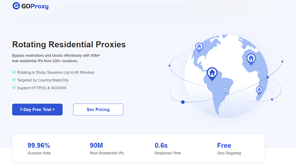 goproxy rotating residential proxies