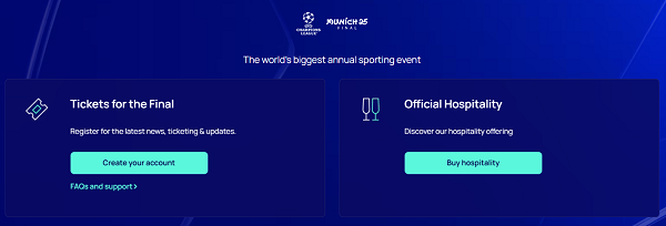 uefa Champions League ticket