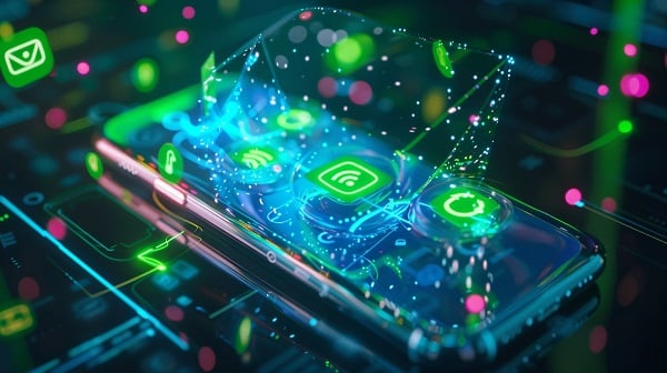 ticket purchase through smartphone protected by proxies