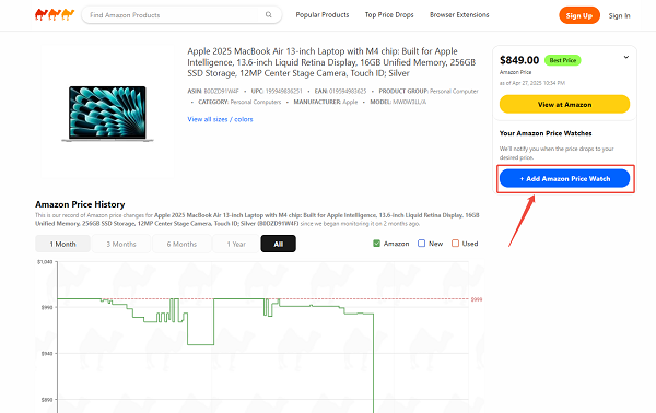 Create a Price Watch