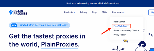 plainproxies old free web proxy option