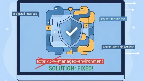 Fixing error externally-managed-environment