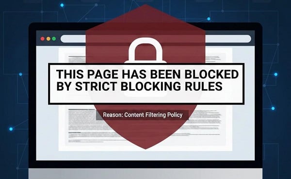 This Page Has Been Blocked by Strict Blocking Rules.