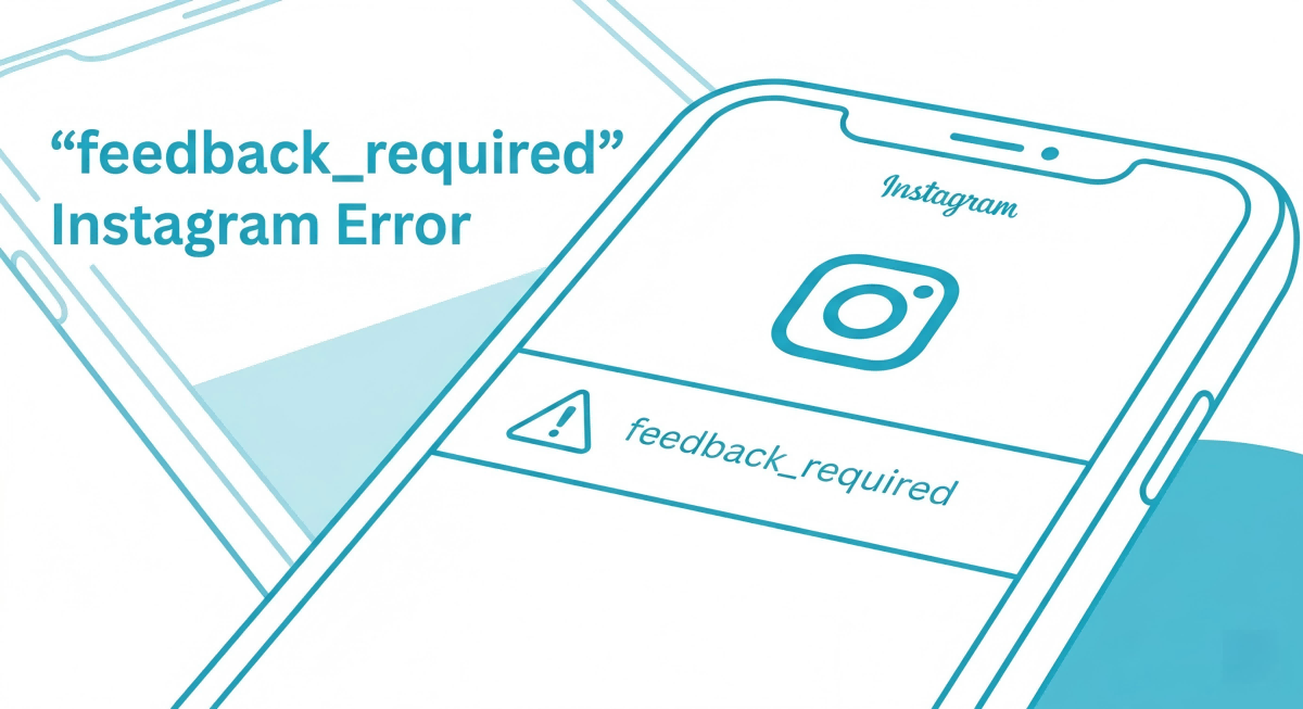 Error Feedback Sign How to Fix the “feedback_required” Instagram Error
